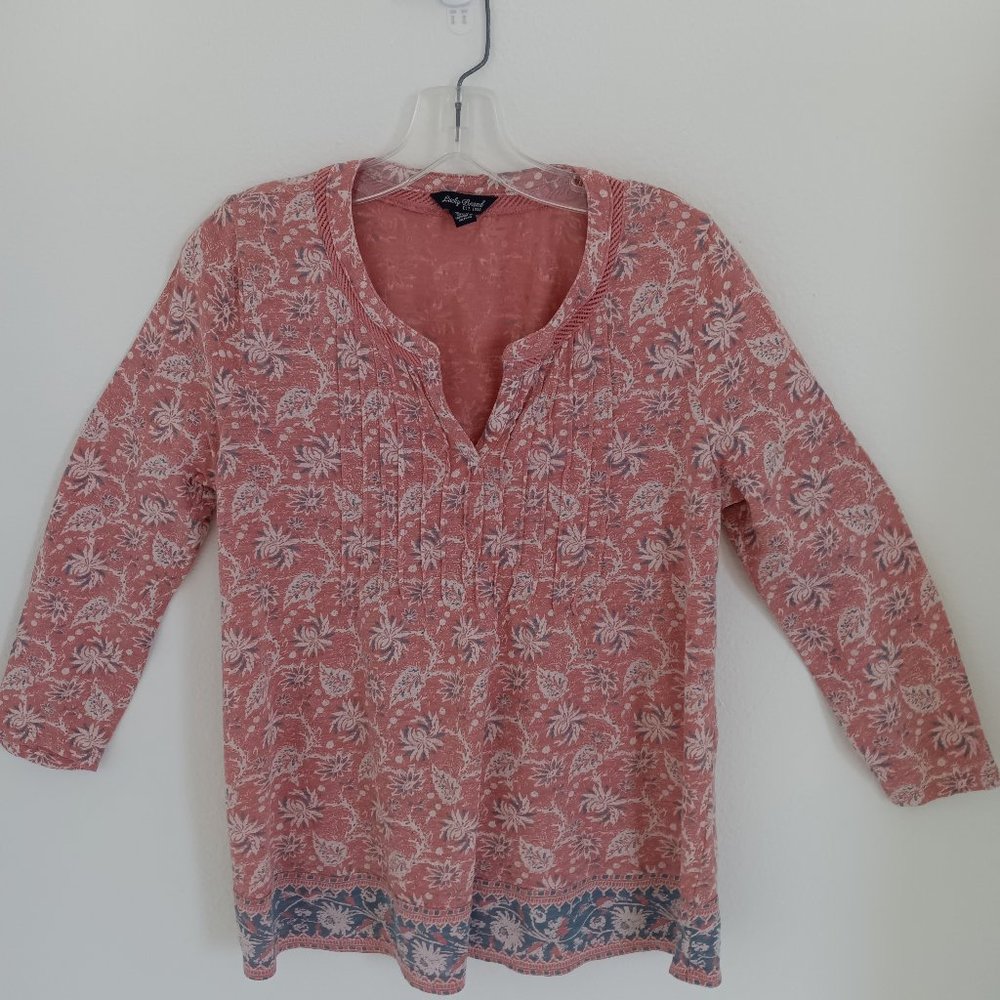 Lucky Brand pin tuck top